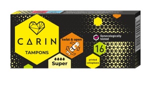 Tampones Carin Super 16